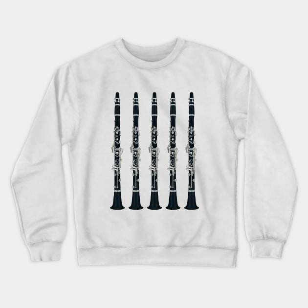 Clarinets Crewneck Sweatshirt by DiegoCarvalho